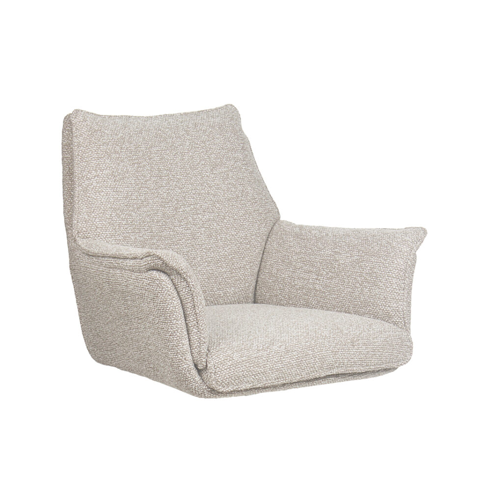LABEL51 Eetkamerstoelen Mix and Match - Naturel - Boucle - One Size