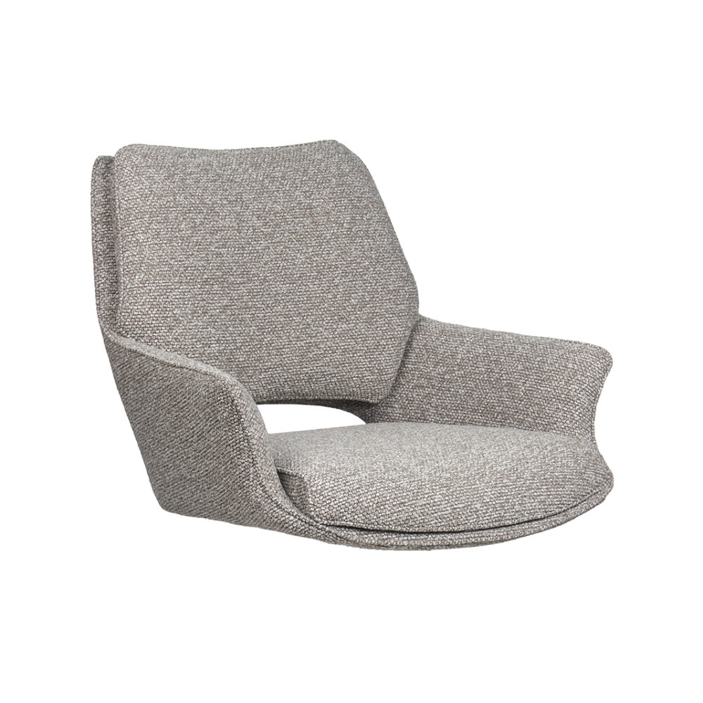 LABEL51 Eetkamerstoelen Mix and Match - Mushroom - Boucle - One Size
