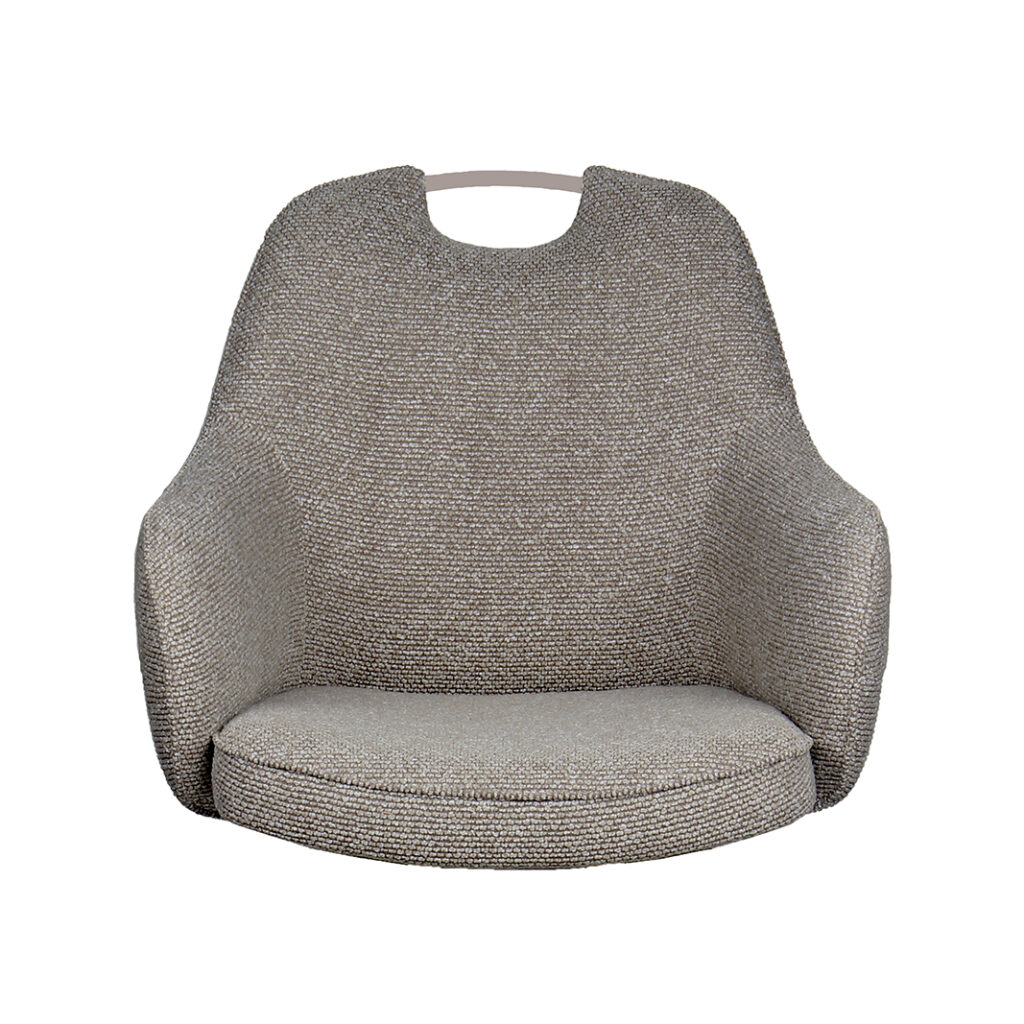 LABEL51 Eetkamerstoelen Mix and Match - Mushroom - Boucle - One Size