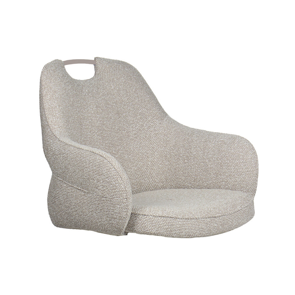 LABEL51 Eetkamerstoelen Mix and Match - Naturel - Boucle - One Size
