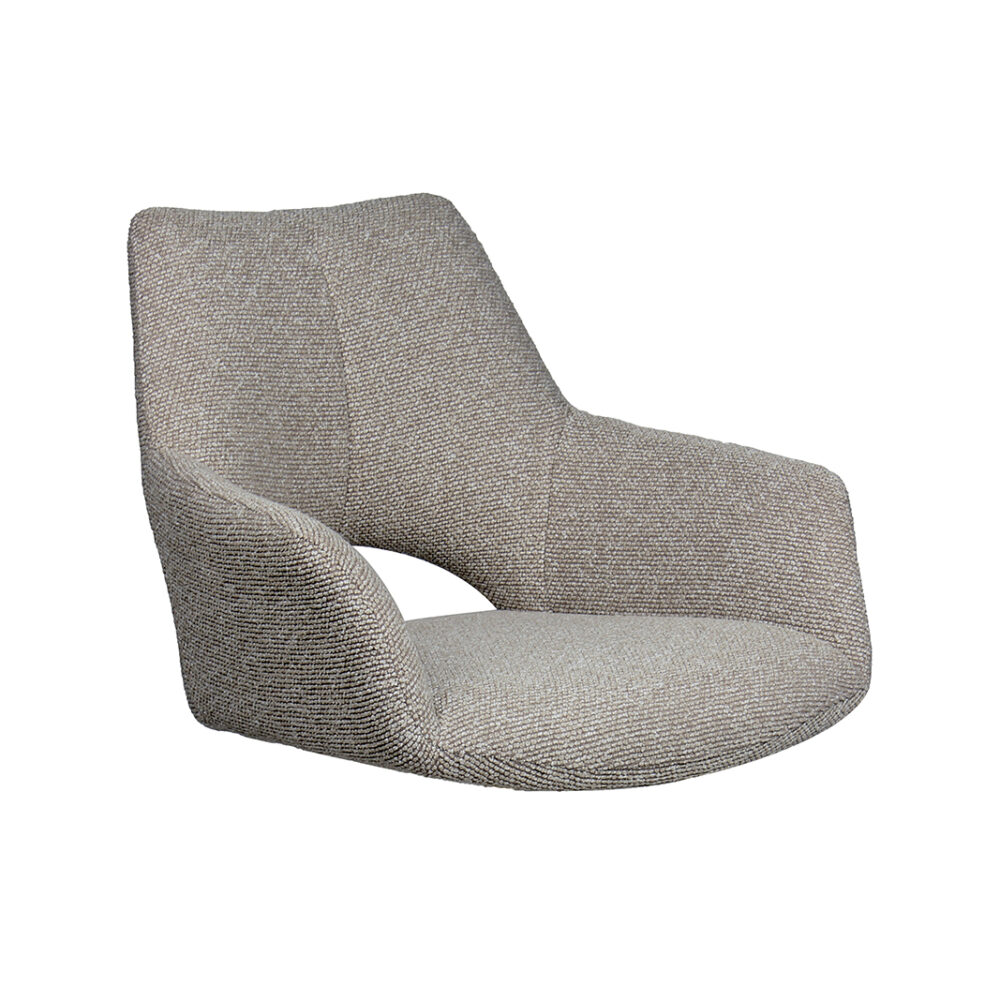 LABEL51 Eetkamerstoelen Mix and Match - Mushroom - Boucle - One Size