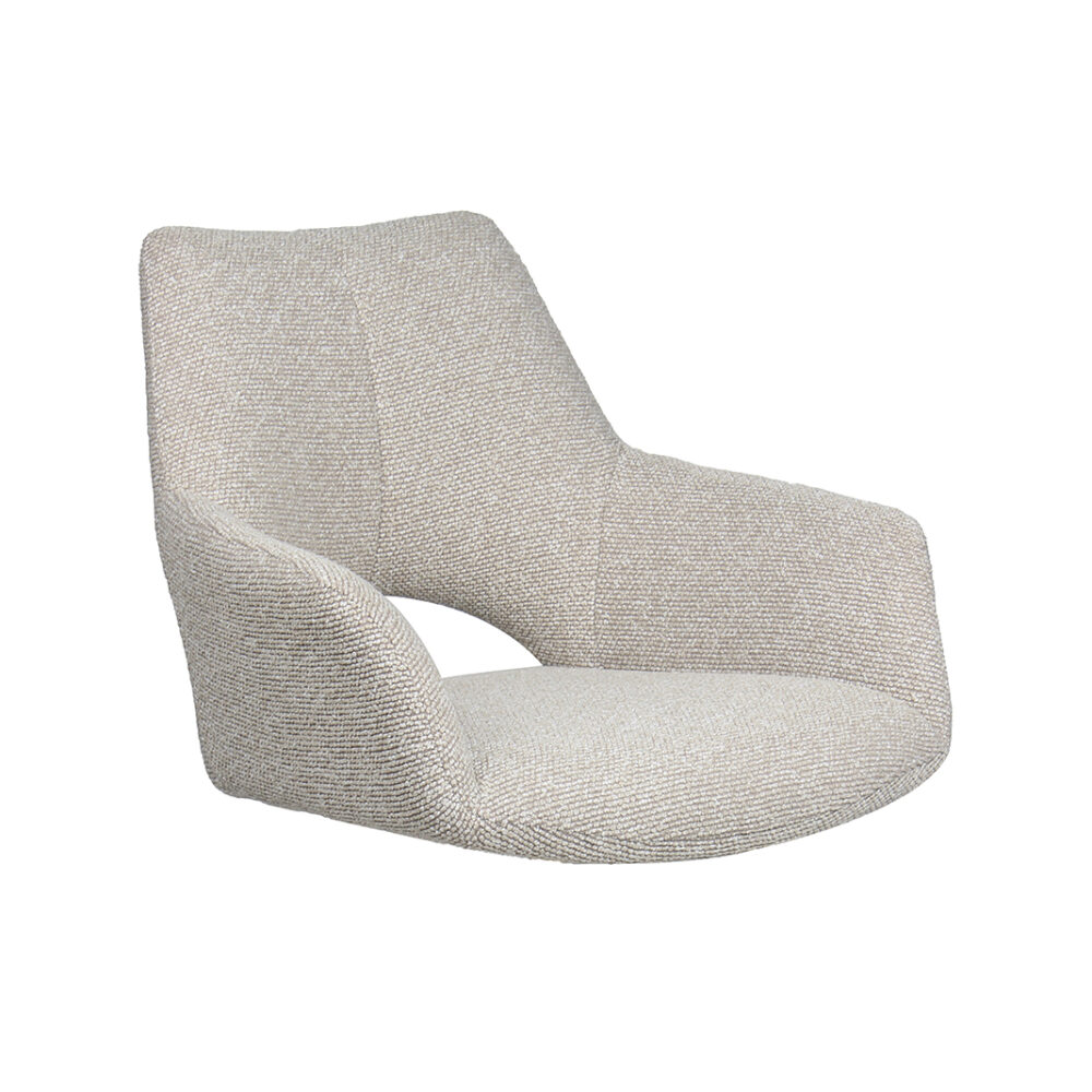 LABEL51 Eetkamerstoelen Mix and Match - Naturel - Boucle - One Size