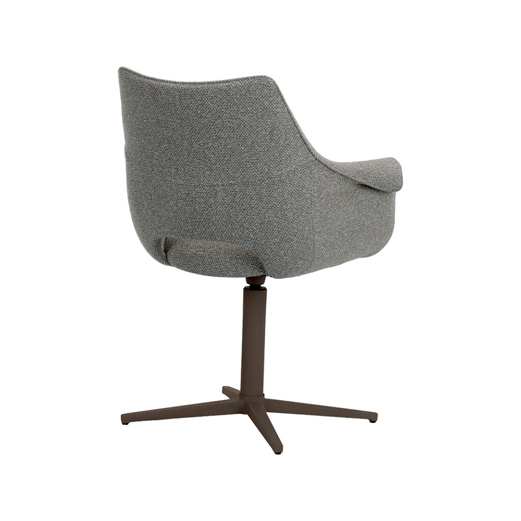 pro_105414_img_9293550 LABEL51 Eetkamerstoelen Nozomi - Mushroom - Boucle - Brons Metalen Frame