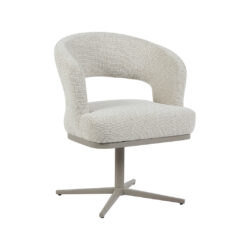 pro_105427_img_9217692 LABEL51 Eetkamerstoelen Monaco - Naturel - Boucle - Taupe Metalen Frame