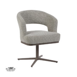 pro_105428_img_9217679 LABEL51 Eetkamerstoelen Monaco - Mushroom - Boucle - Brons Metalen Frame