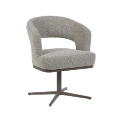 pro_105428_img_9217680 LABEL51 Eetkamerstoelen Monaco - Mushroom - Boucle - Brons Metalen Frame
