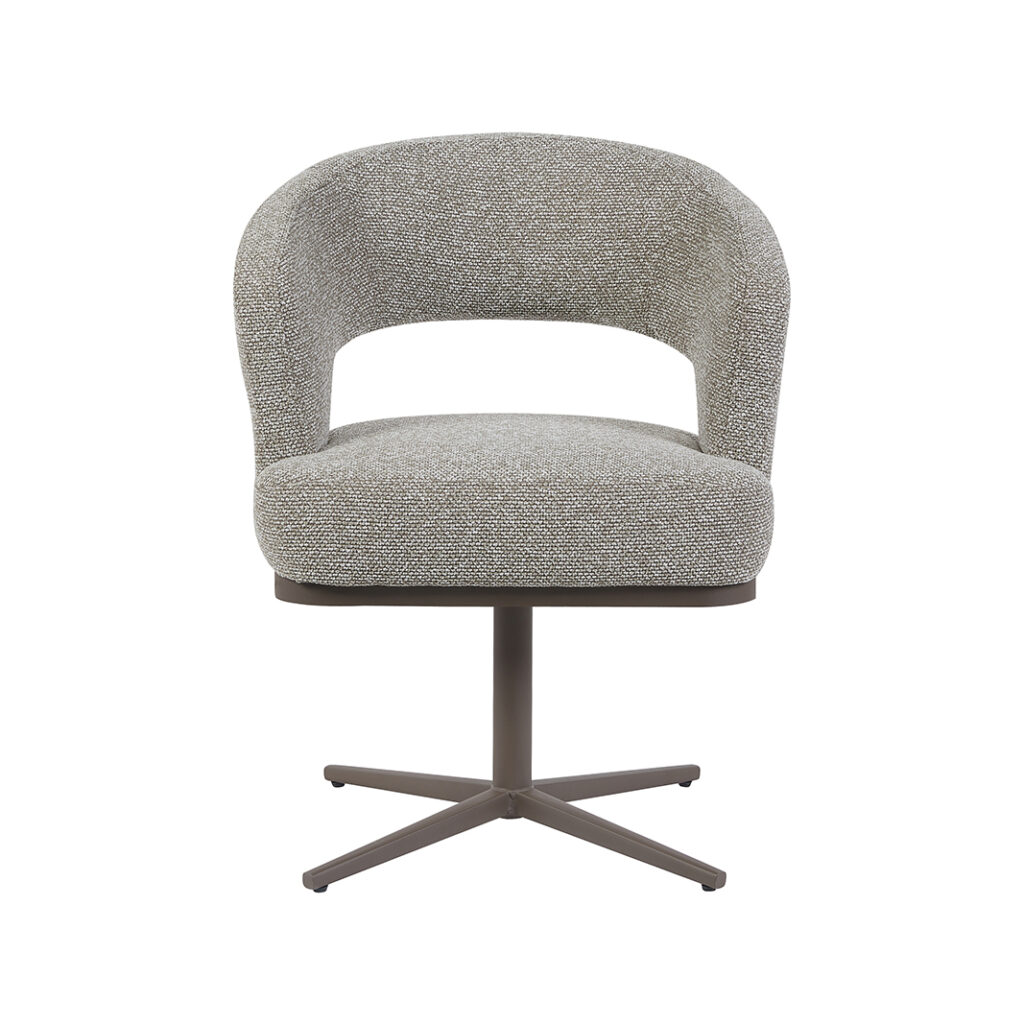 pro_105428_img_9217681 LABEL51 Eetkamerstoelen Monaco - Mushroom - Boucle - Brons Metalen Frame