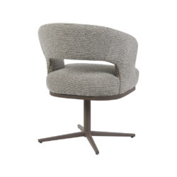 pro_105428_img_9217683 LABEL51 Eetkamerstoelen Monaco - Mushroom - Boucle - Brons Metalen Frame