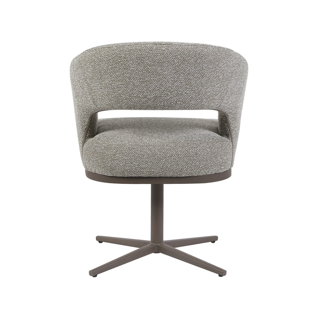 pro_105428_img_9217684 LABEL51 Eetkamerstoelen Monaco - Mushroom - Boucle - Brons Metalen Frame