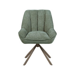 pro_105431_img_9234086 LABEL51 Eetkamerstoelen Reims - Hunter - Chenille - Brons Metalen Frame