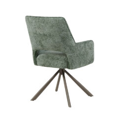 pro_105435_img_9234095 LABEL51 Eetkamerstoelen Bergerac - Hunter - Chenille - Brons Metalen Frame