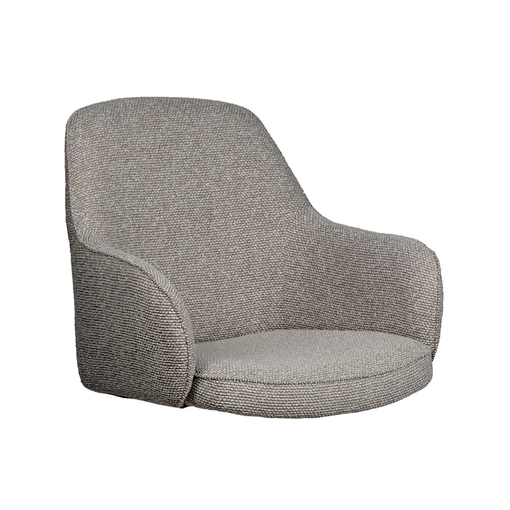 LABEL51 Eetkamerstoelen Mix and Match - Mushroom - Boucle - One Size