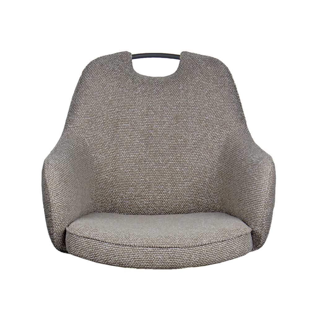 LABEL51 Eetkamerstoelen Mix and Match - Mushroom - Boucle - One Size