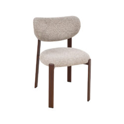 pro_106378_img_8814834 LABEL51 Eetkamerstoelen Mika - Beige - Geweven - Walnoot Houtlook Metaal