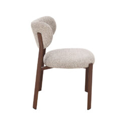 pro_106378_img_8814836 LABEL51 Eetkamerstoelen Mika - Beige - Geweven - Walnoot Houtlook Metaal