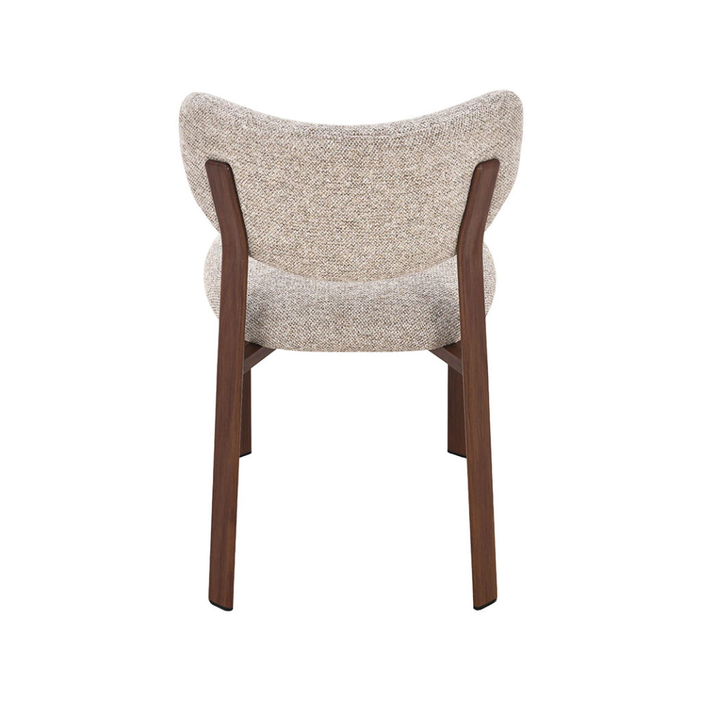pro_106378_img_8814838 LABEL51 Eetkamerstoelen Mika - Beige - Geweven - Walnoot Houtlook Metaal