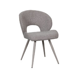 pro_107681_img_9209604 LABEL51 Eetkamerstoelen Sakura - Mushroom - Boucle - Taupe Metalen Frame