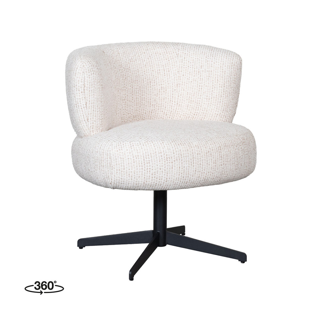 LABEL51 Eetkamerstoelen Grasse - Naturel - Geweven