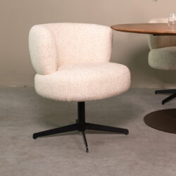 LABEL51 Eetkamerstoelen Grasse - Naturel - Geweven