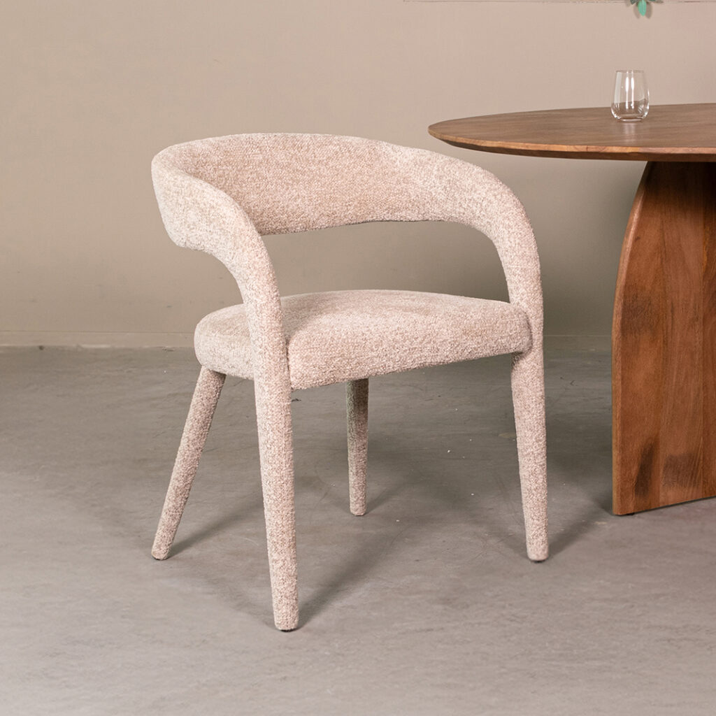 pro_109244_img_9209742 LABEL51 Eetkamerstoelen Tamiko - Beige - Geweven