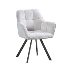 LABEL51 Eetkamerstoelen Riley - Naturel - Geweven