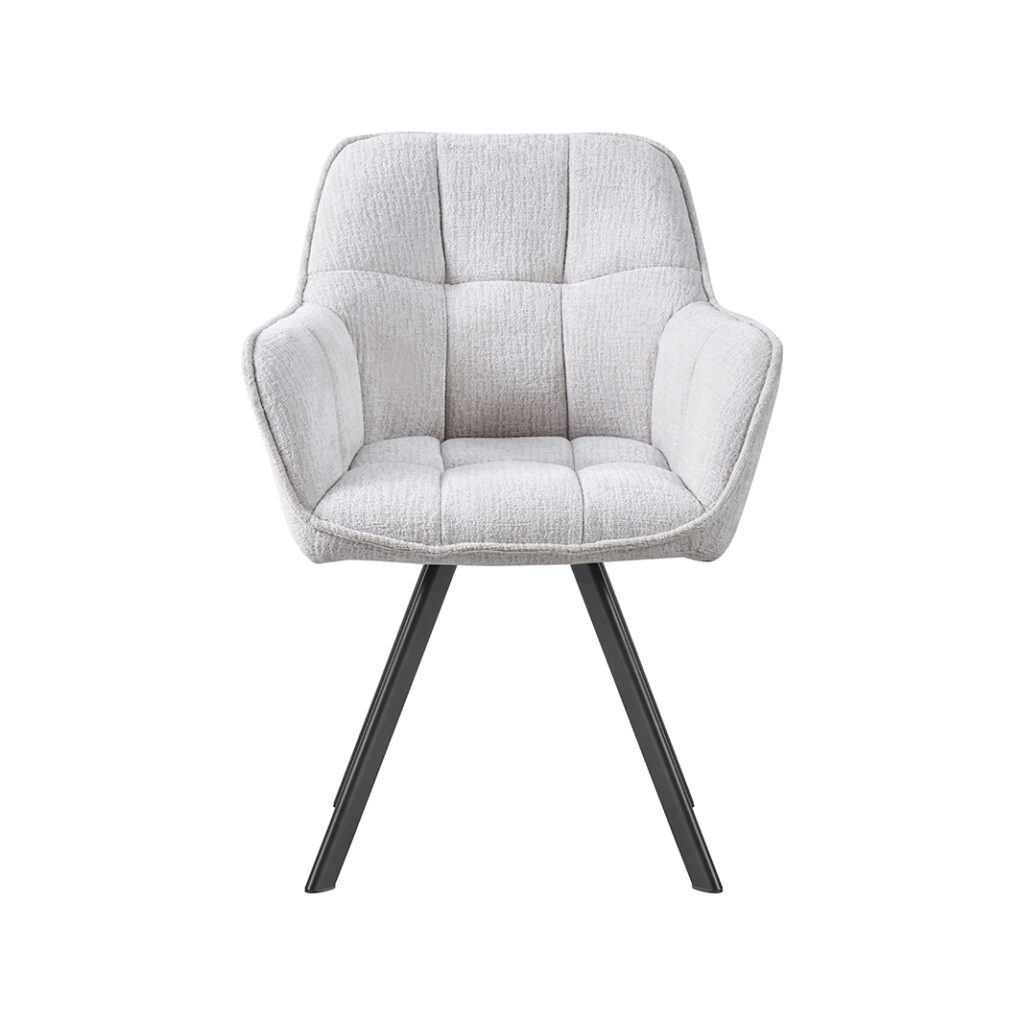 LABEL51 Eetkamerstoelen Riley - Naturel - Geweven