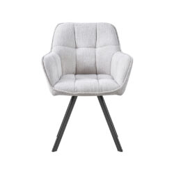 LABEL51 Eetkamerstoelen Riley - Naturel - Geweven
