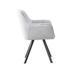 LABEL51 Eetkamerstoelen Riley - Naturel - Geweven