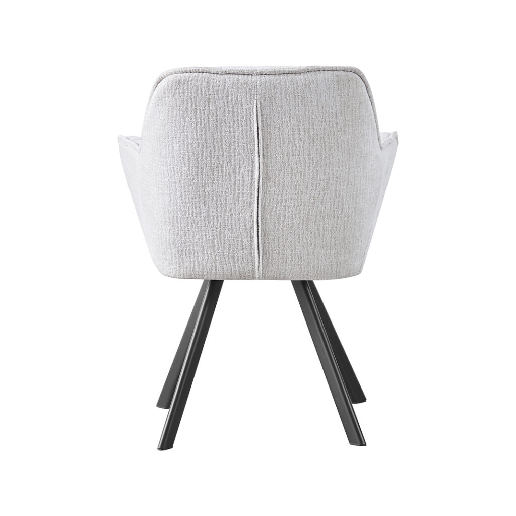 LABEL51 Eetkamerstoelen Riley - Naturel - Geweven