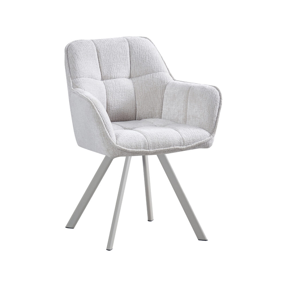 LABEL51 Eetkamerstoelen Riley - Naturel - Geweven