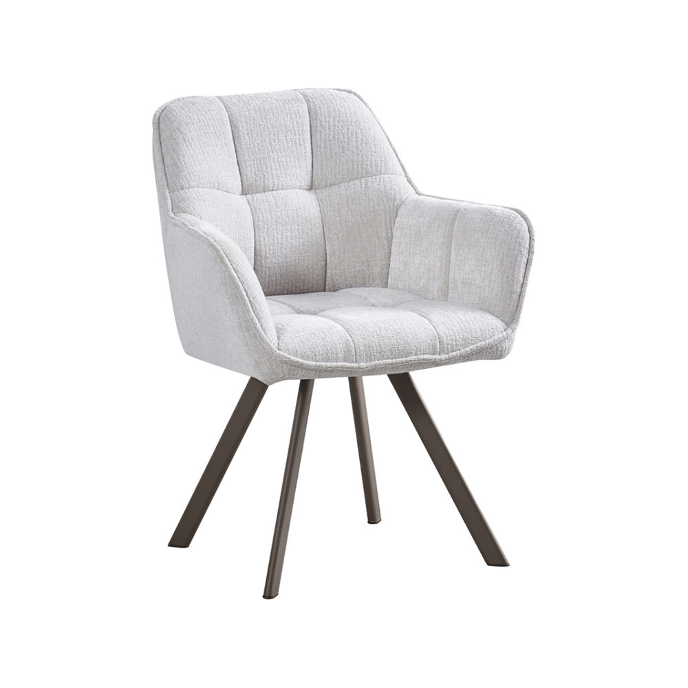 LABEL51 Eetkamerstoelen Riley - Naturel - Geweven