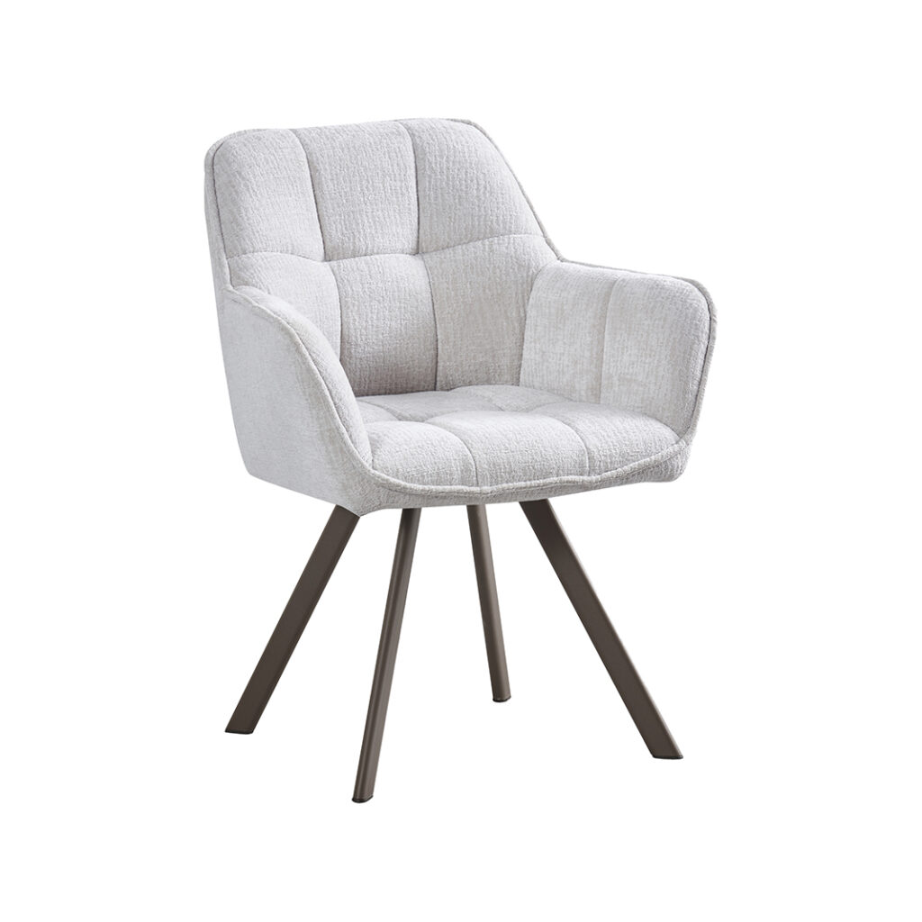 LABEL51 Eetkamerstoelen Riley - Naturel - Geweven