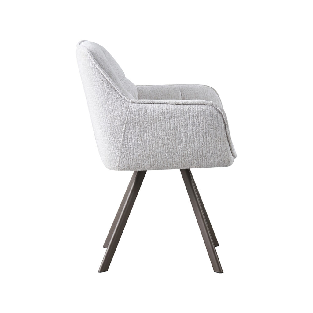 LABEL51 Eetkamerstoelen Riley - Naturel - Geweven