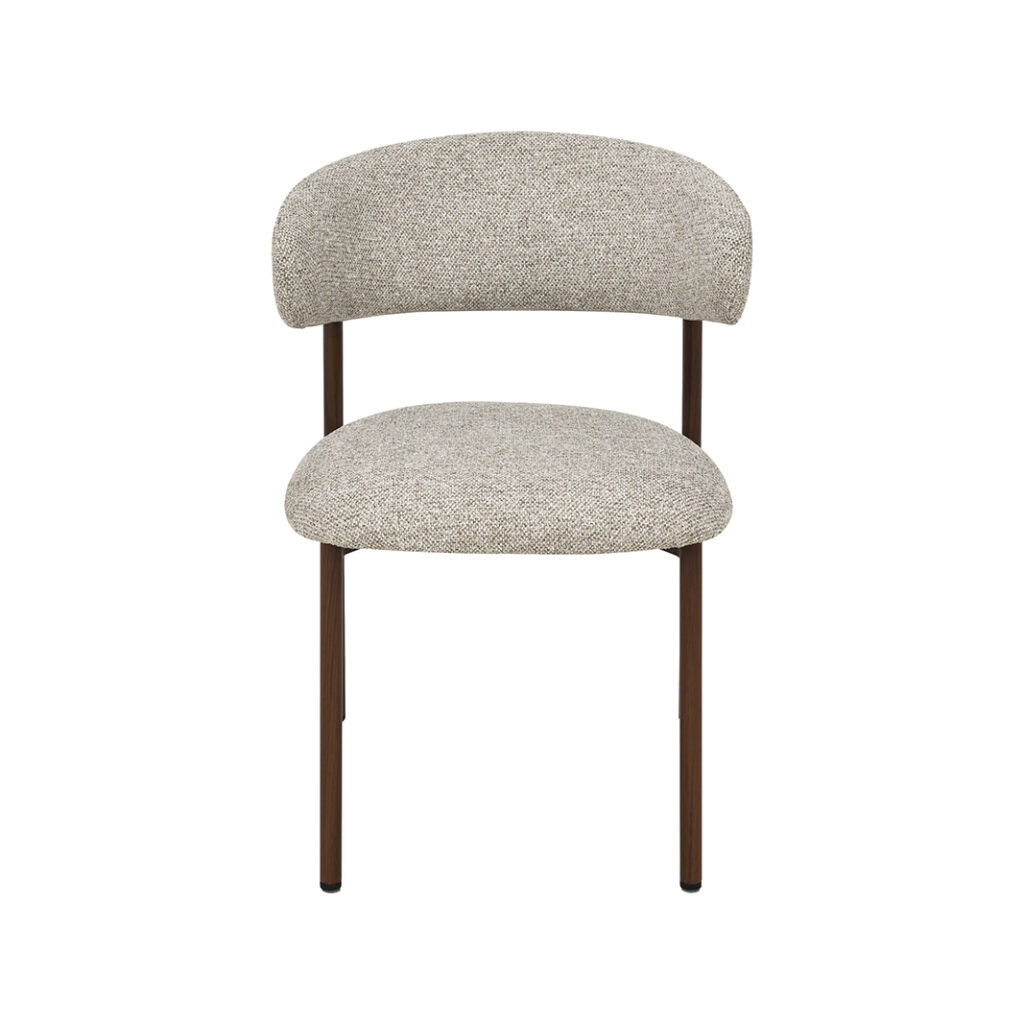pro_109388_img_9218289 LABEL51 Eetkamerstoelen Kaito - Beige - Geweven - Walnoot Houten Frame