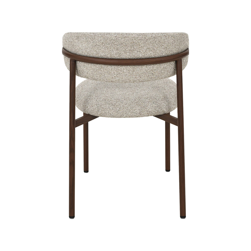 pro_109388_img_9218292 LABEL51 Eetkamerstoelen Kaito - Beige - Geweven - Walnoot Houten Frame