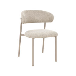 pro_109390_img_9217587 LABEL51 Eetkamerstoelen Kaito - Beige - Geweven - Beige Metalen Frame