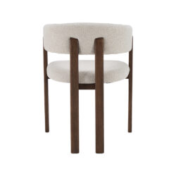 LABEL51 Eetkamerstoelen Osaka - Naturel - Geweven - Walnoot Houten Frame