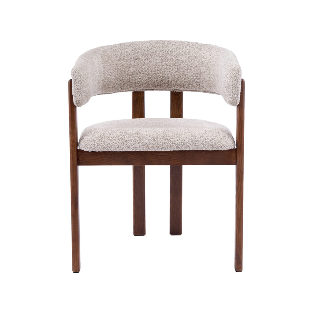 pro_109546_img_9209524 LABEL51 Eetkamerstoelen Osaka - Beige - Geweven - Walnoot Houten Frame