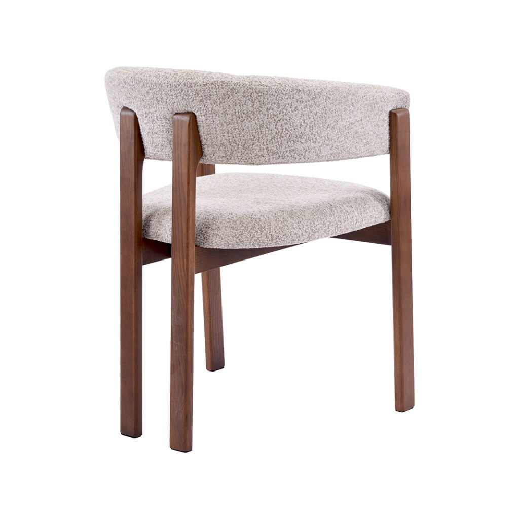 pro_109546_img_9209526 LABEL51 Eetkamerstoelen Osaka - Beige - Geweven - Walnoot Houten Frame
