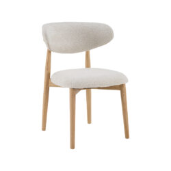 LABEL51 Eetkamerstoelen Kyoto - Naturel - Geweven - Naturel Houten Frame