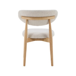 LABEL51 Eetkamerstoelen Kyoto - Naturel - Geweven - Naturel Houten Frame