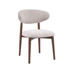 pro_109551_img_9209440 LABEL51 Eetkamerstoelen Kyoto - Beige - Geweven - Walnoot Houten Frame