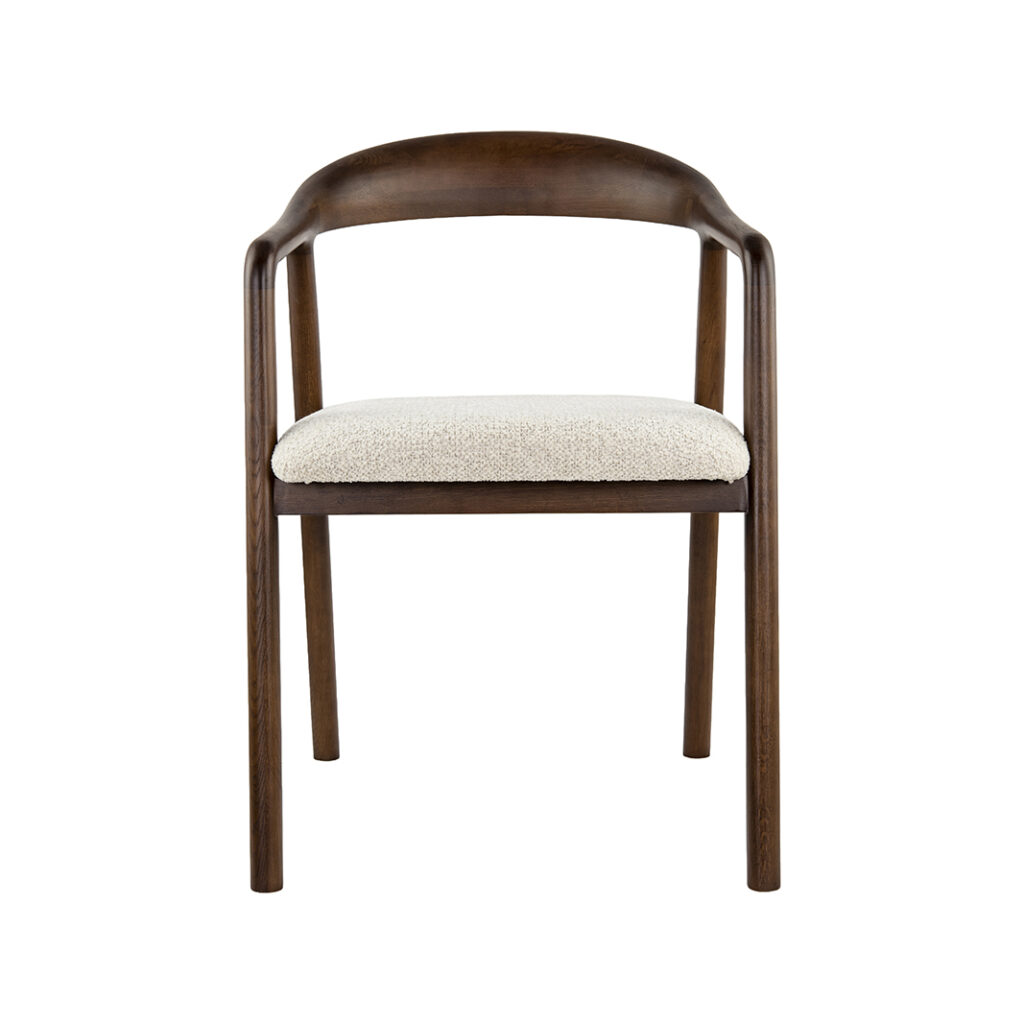 LABEL51 Eetkamerstoelen Lone - Naturel - Geweven