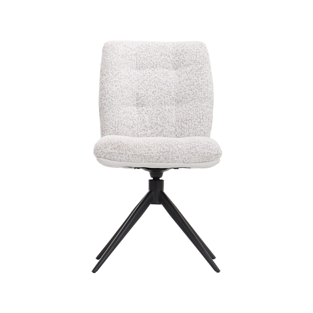 LABEL51 Eetkamerstoelen No Way - Champagne - Geweven