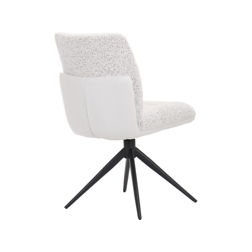LABEL51 Eetkamerstoelen No Way - Champagne - Geweven
