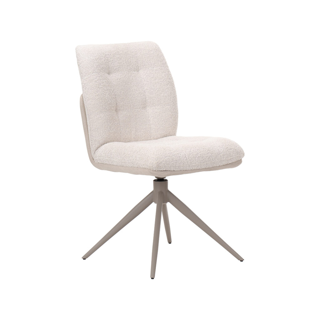 LABEL51 Eetkamerstoelen No Way - Naturel - Geweven
