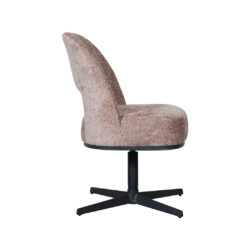 LABEL51 Eetkamerstoelen Port Grimaud - Taupe - Chenille