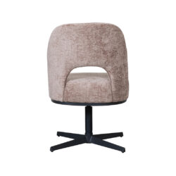 LABEL51 Eetkamerstoelen Port Grimaud - Taupe - Chenille