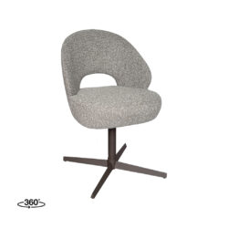 LABEL51 Eetkamerstoelen Saint Tropez - Mushroom - Boucle