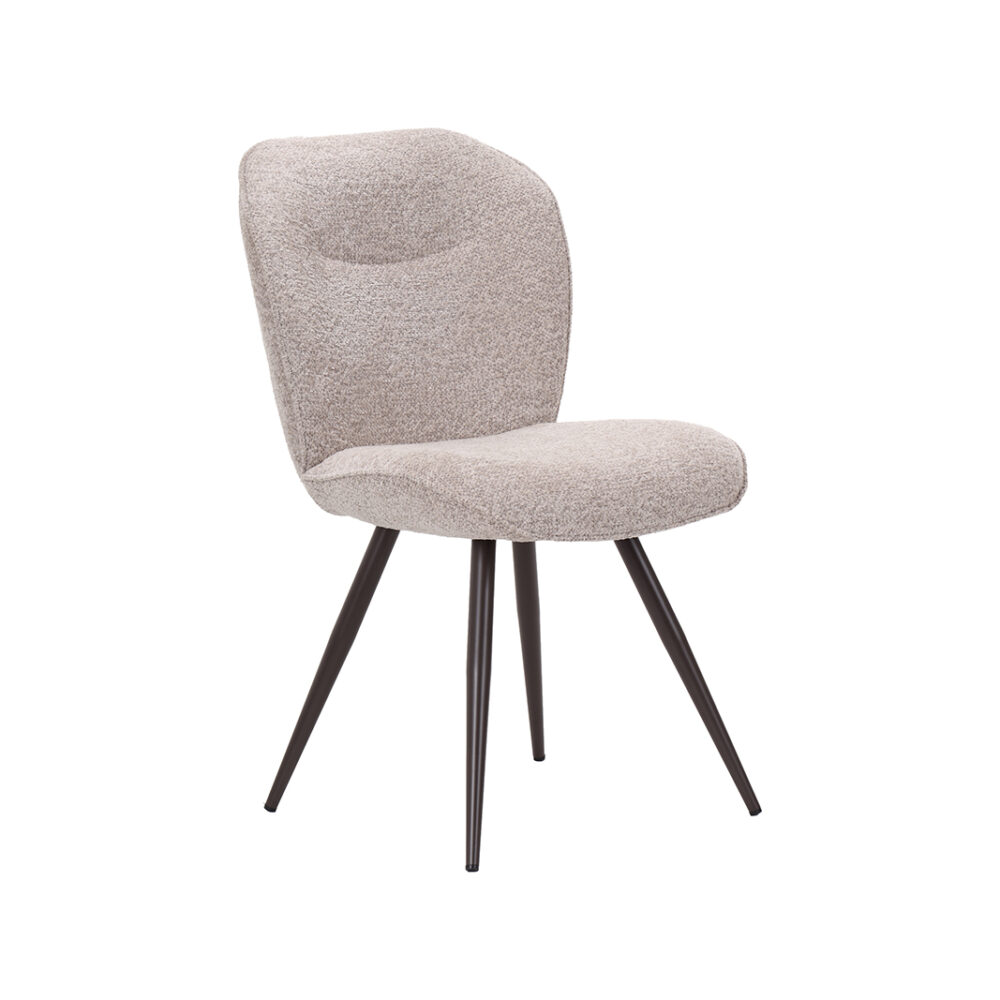 LABEL51 Eetkamerstoelen Awesome - Beige - Geweven